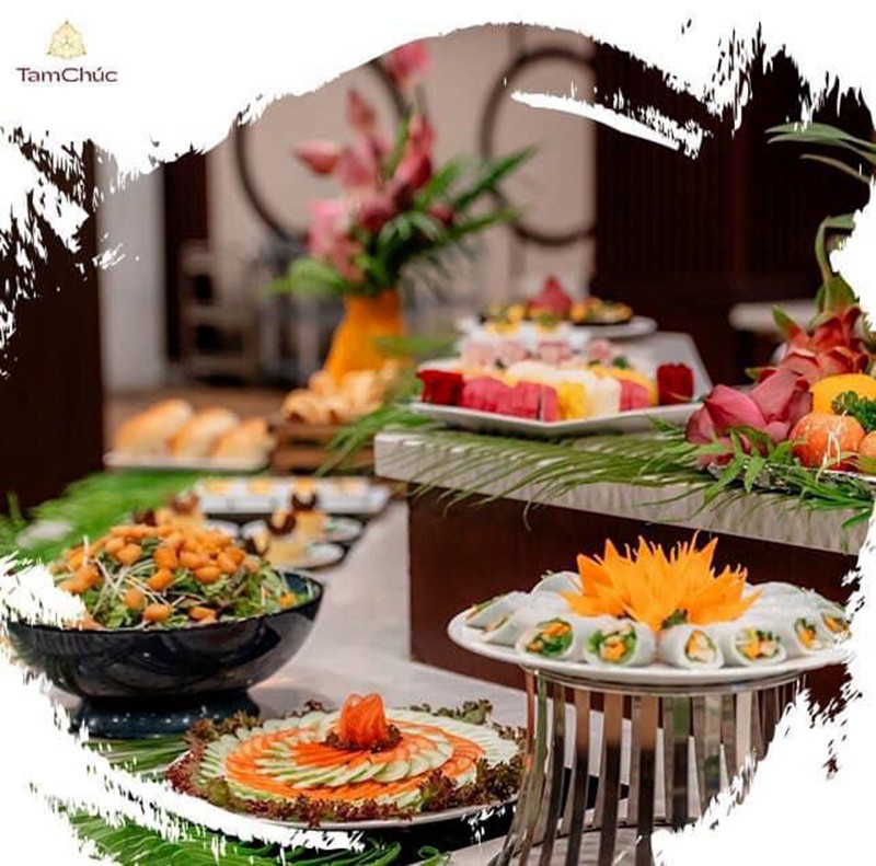 Buffet “Chào ngày mới” tại Tam Chúc.