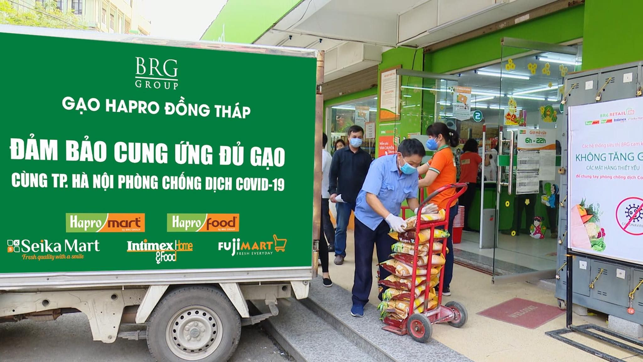 brg mart chung tay cung chinh quyen cung ung cac mat hang thiet yeu cho khu vuc bi cach ly