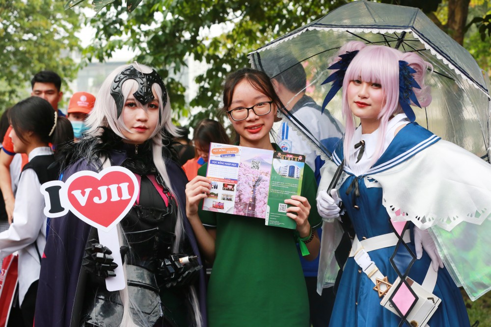 “Sắc màu Nhật Bản” trong ngày hội Tư vấn tuyển sinh – hướng nghiệp năm 2021.