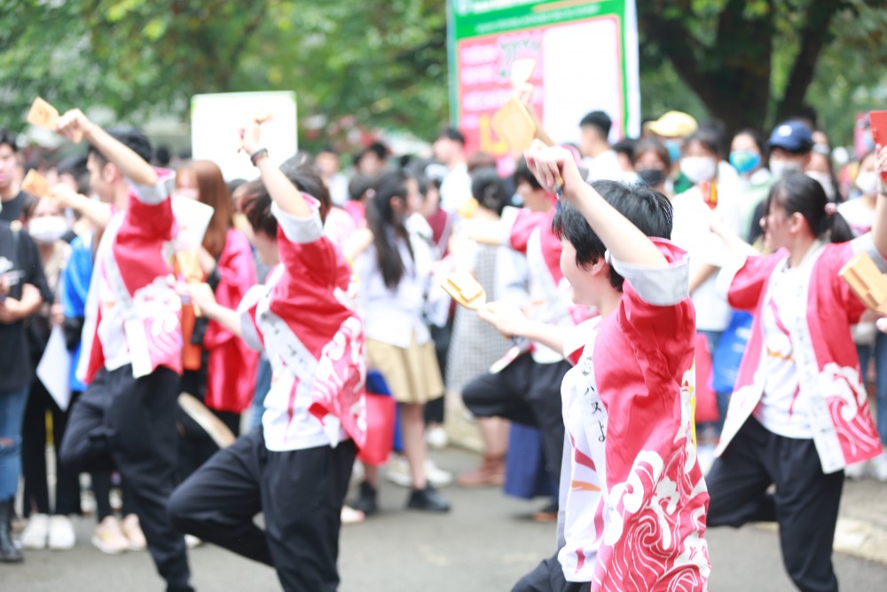 Những nét văn hóa đậm chất Nhật trong ngày hội khiến bao bạn trẻ thích thú.