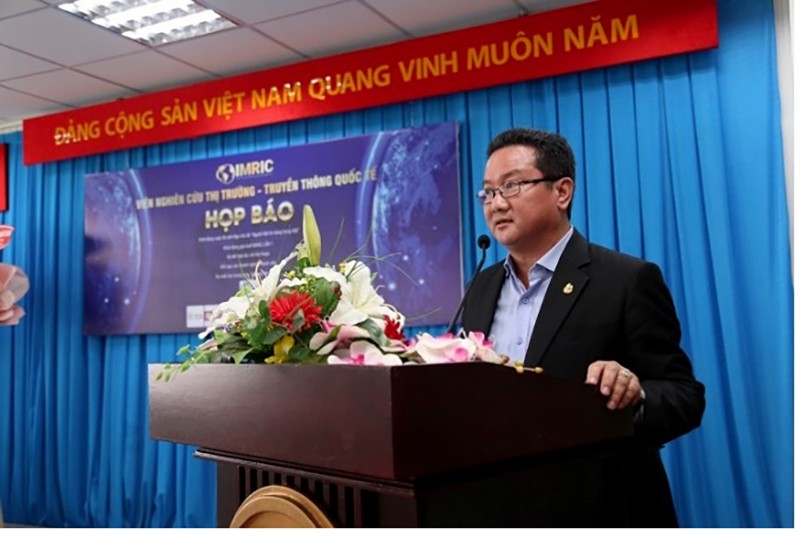 Ông Hồ Minh Sơn-Viện trưởng IMRIC phát biểu tại buổi họp báo (Ảnh:Bảo Lan) Ông Hồ Minh Sơn-Viện trưởng IMRIC phát biểu tại buổi họp báo (Ảnh:Bảo Lan)