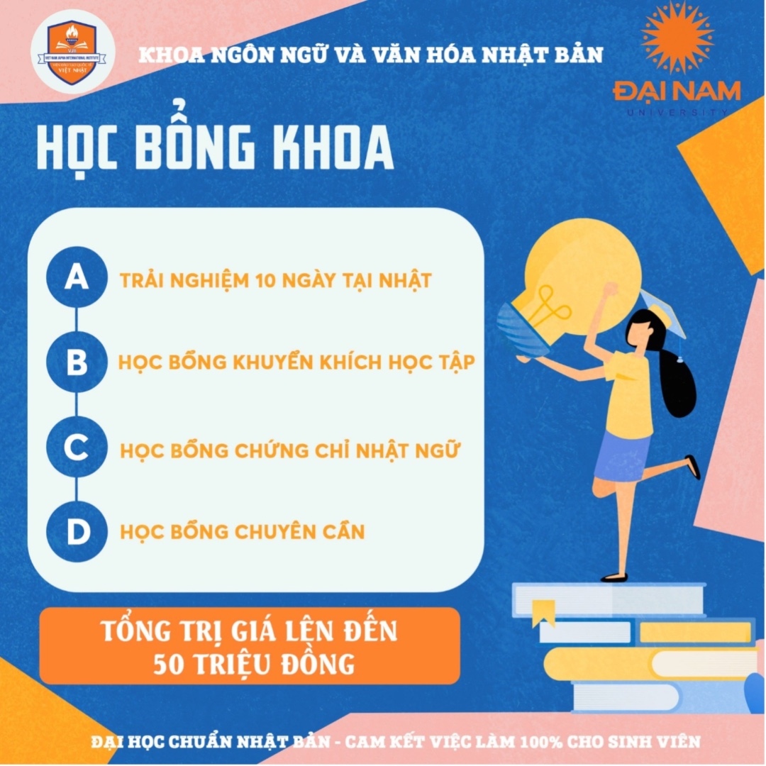 ác chương trình học bổng đa dạng cho sinh viên sau khi nhập học tại Khoa.