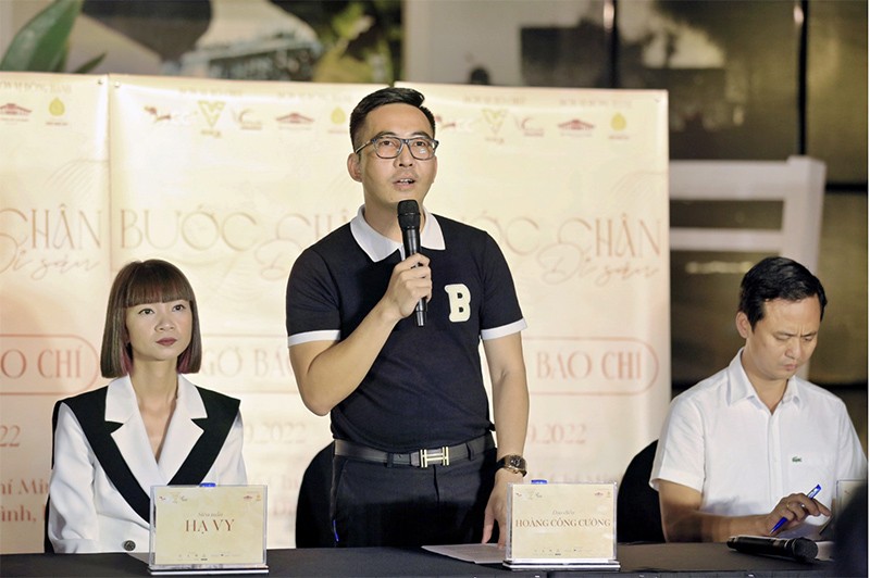 Đạo diễn Hoàng Công Cường chia sẻ trong buổi “Gặp gỡ báo chí”.