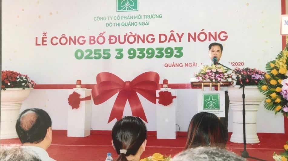 CTCP Môi trường Đô thị Quảng Ngãi không ngừng đầu tư và phát triển