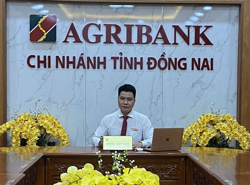 Ông Hoàng Xuân Nhật - Phó giám đốc Agribank Chi nhánh tỉnh Đồng Nai. Ông Hoàng Xuân Nhật - Phó giám đốc Agribank Chi nhánh tỉnh Đồng Nai.