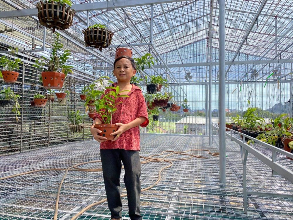 Mạnh Đinh: Chàng trai 8X nuôi dưỡng ước mơ làm giàu từ hoa phong lan