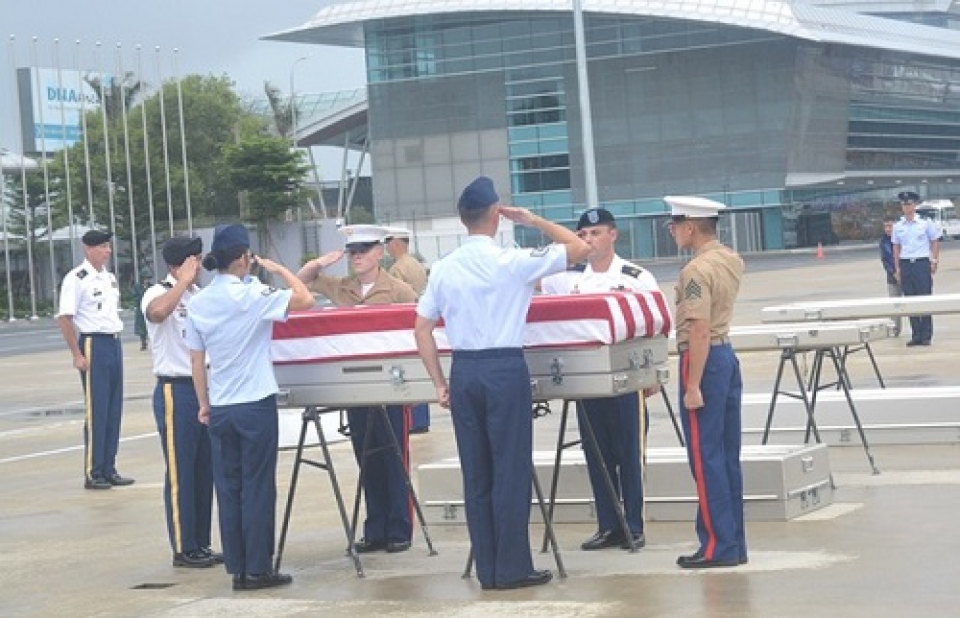 Hoa Kỳ tổ chức Lễ hồi hương hài cốt quân nhân Mỹ lần thứ 147