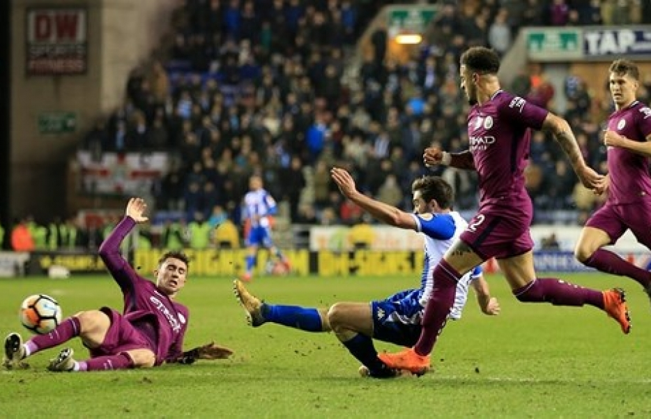 Man City dừng bước đầy cay đắng tại FA Cup sau trận thua Wigan