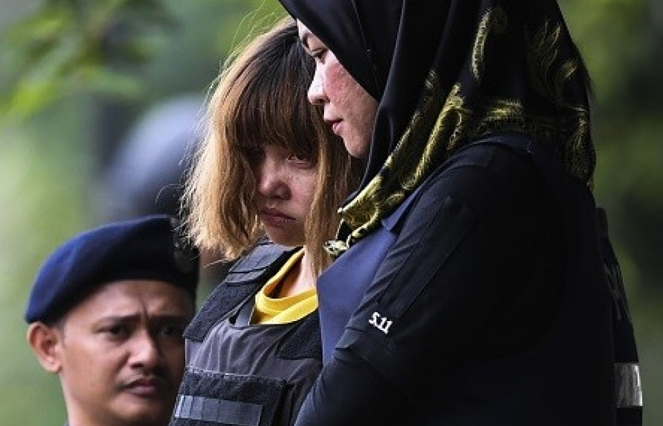 Đoàn Thị Hương bị buộc tội mưu sát vụ nghi án Kim Jong Nam