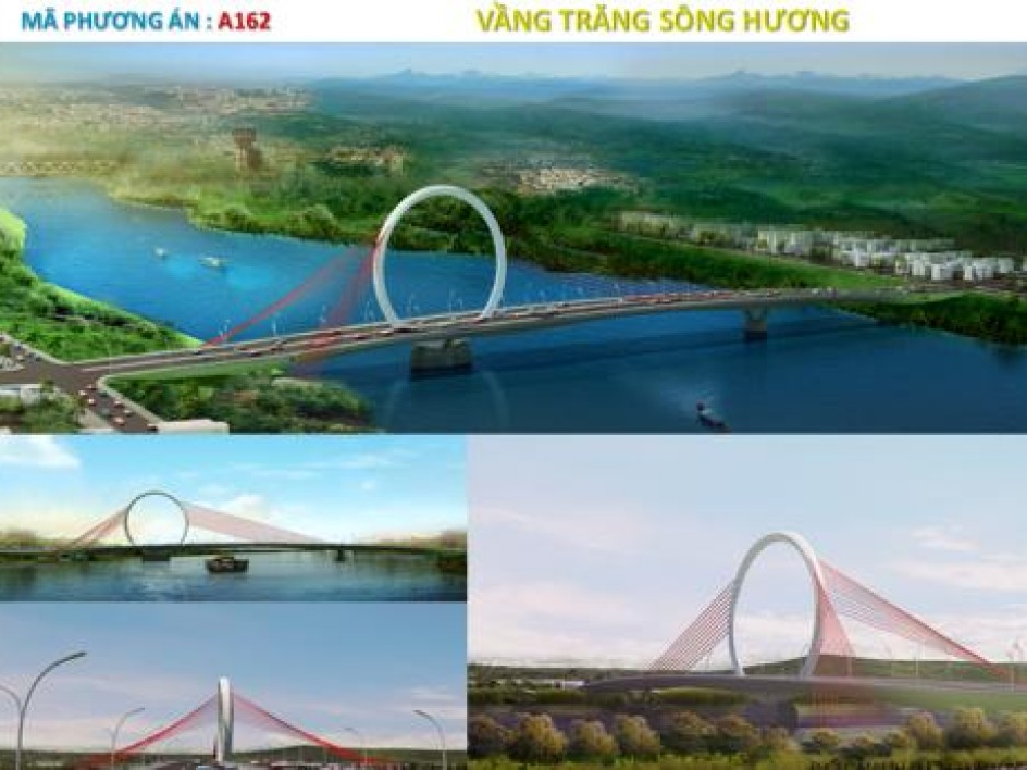 Huế xin ý kiến người dân về phương án cầu vượt sông Hương