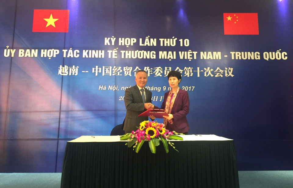 Hợp tác kinh tế thương mại Việt – Trung phát triển mạnh theo hướng tích cực