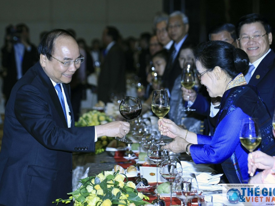 Gala dinner chào mừng HNCC CLMV 8, ACMECS 7 và WEF-Mekong