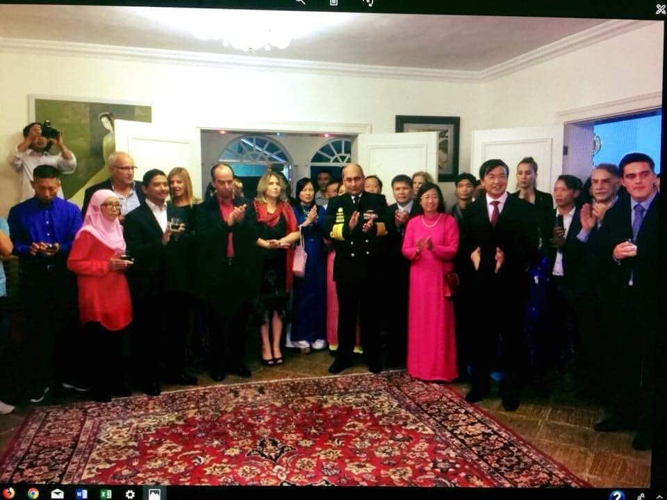 dai su quan viet nam tai venezuela to chuc don tet co truyen mau tuat