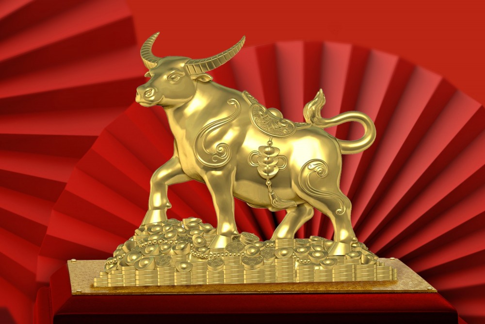 Bảo vật Kim Ngưu Vương Bảo của DOJI chính là lời chúc cho khởi đầu hân hoan, cát vượng, cùng sức khỏe dồi dào, ý chí thăng hoa. (Nguồn: DOJI) Bảo vật Kim Ngưu Vương Bảo của DOJI chính là lời chúc cho khởi đầu hân hoan, cát vượng, cùng sức khỏe dồi dào, ý chí thăng hoa. (Nguồn: DOJI)