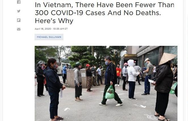 Truyền thông Mỹ tìm cách “giải mã” sự thành công chống dịch Covid-19 của Việt Nam