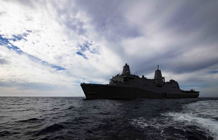 Mỹ công bố triển khai tàu tấn công đổ bộ tới Trung Đông