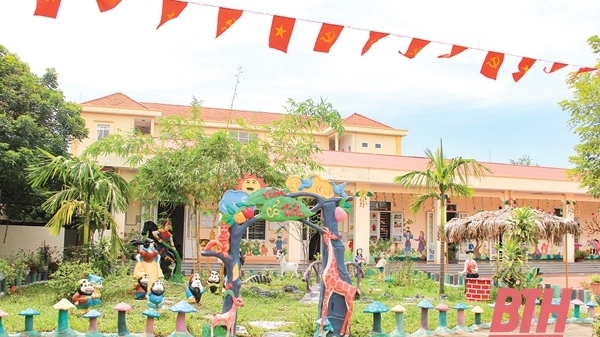 Trường Mầm non Nga An – Môi trường giáo dục an toàn, trường học thân thiện, học sinh tích cực