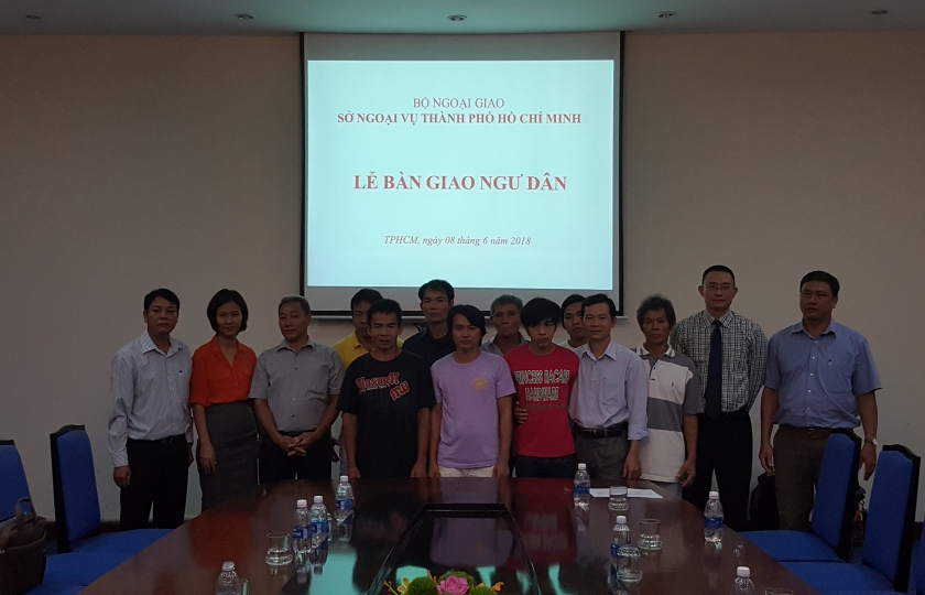 9 ngư dân bị bắt ở Philippines đã được hỗ trợ hồi hương