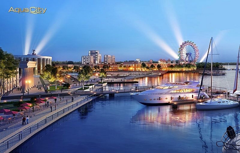 aqua city chinh phuc showbiz viet voi tien ich hang sang