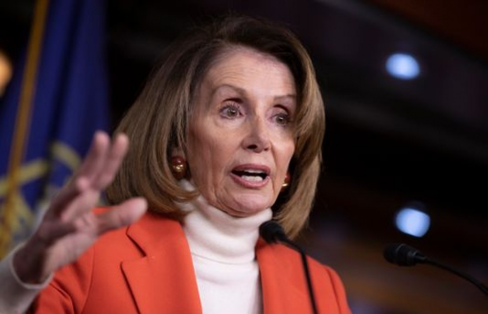 ​Chủ tịch Hạ viện Mỹ yêu cầu Tổng thống Trump hoãn đọc thông điệp liên bang