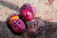 Tự làm mặt nạ vui Tết Trung Thu