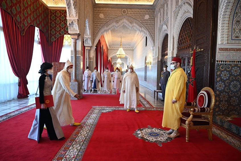 Đại sứ Đặng Thị Thu Hà trình thư ủy nhiệm lên Quốc vương Morocco