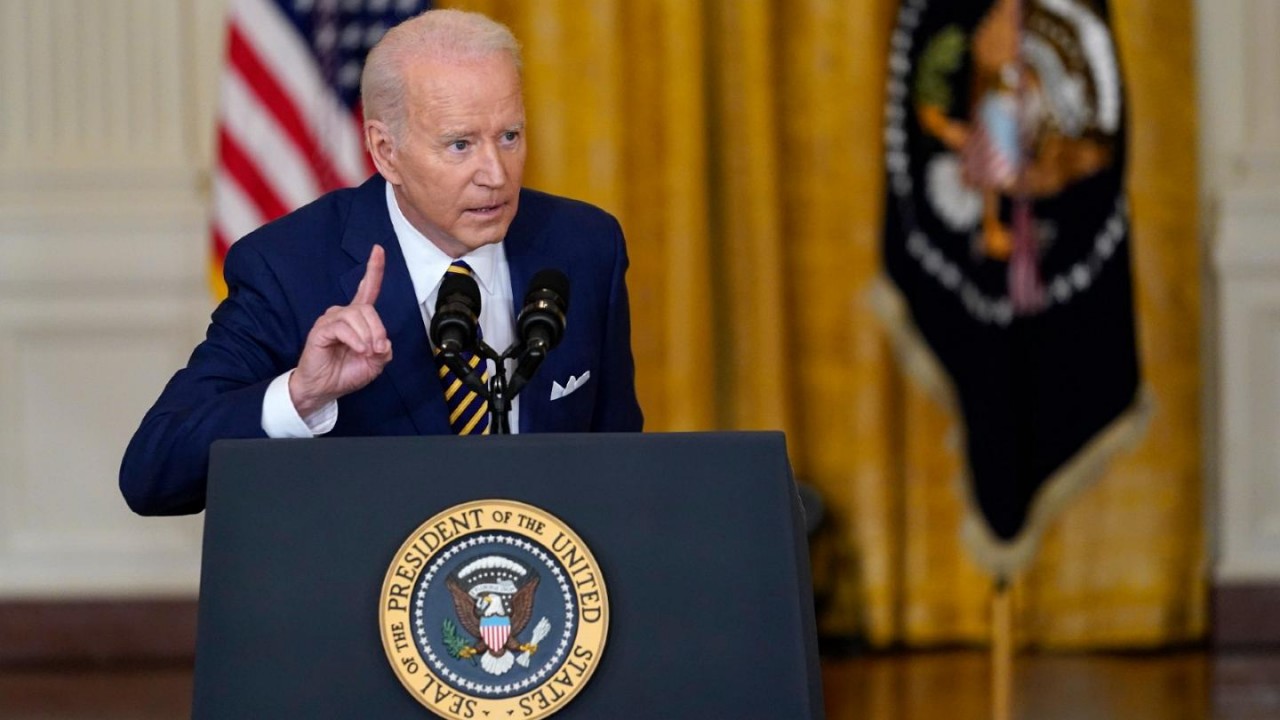 Tổng thống Mỹ Joe Biden tái khẳng định cảnh báo với Nga nếu xâm nhập Ukraine. (Nguồn: AP) Tổng thống Mỹ Joe Biden tái khẳng định cảnh báo với Nga nếu xâm nhập Ukraine. (Nguồn: AP)