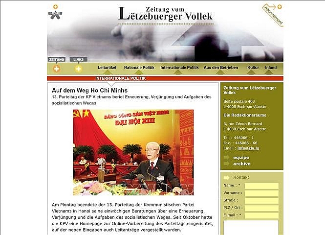 Truyền thông quốc tế: Đảng Cộng sản Việt Nam xứng đáng với niềm tin nhân dân