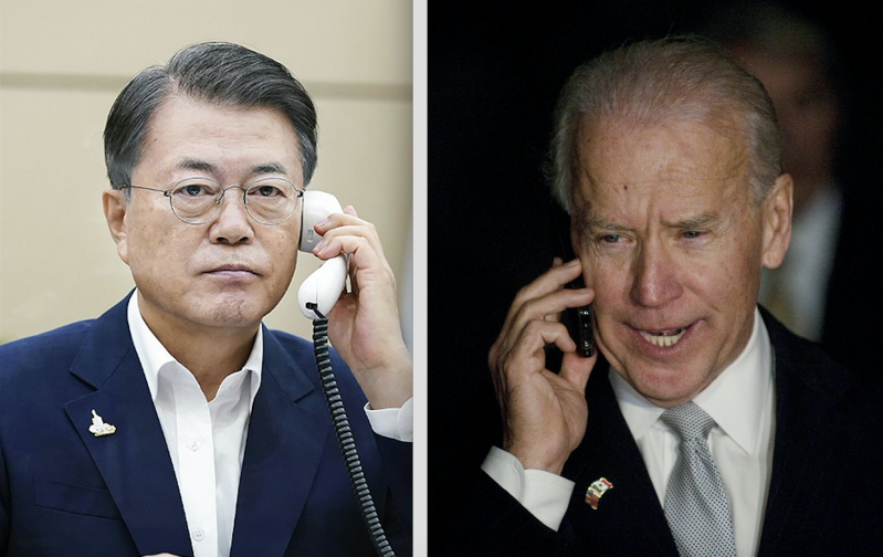 Điện đàm Moon-Biden: Đồng minh mãi là 'chân ái'