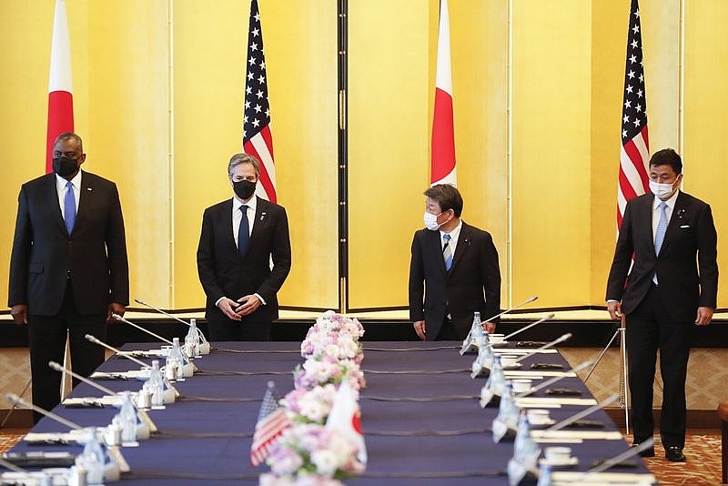 Trung Quốc phủ bóng Đối thoại '2+2' Mỹ-Nhật Trung Quốc phủ bóng Đối thoại '2+2' Mỹ-Nhật