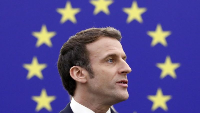 Tầm nhìn EU của Tổng thống Pháp Emmanuel Macron. (Nguồn: EPA) Tầm nhìn EU của Tổng thống Pháp Emmanuel Macron. (Nguồn: EPA)