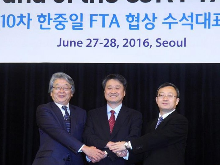 Hàn - Trung - Nhật tiến hành vòng đàm phán FTA lần thứ 10