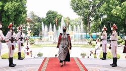 Mối tương giao Việt Nam-New Zealand trên tà áo dài của bà Đại sứ