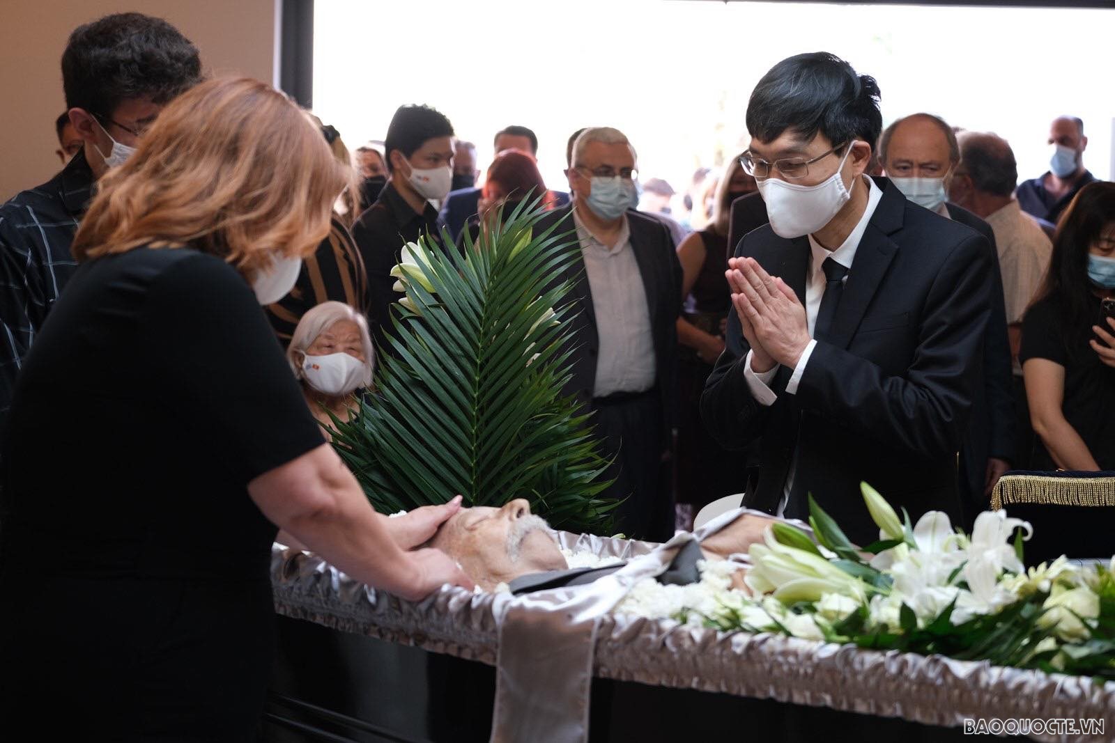 Lễ tang Anh hùng lực lượng vũ trang Kostas Sarantidis Nguyễn Văn Lập