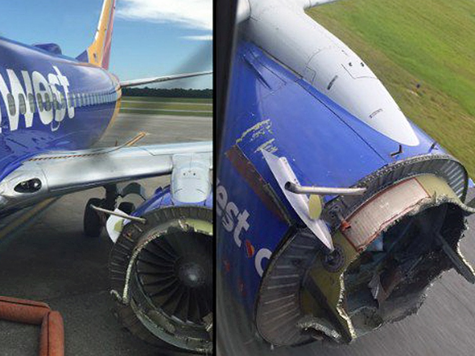 Mỹ: Máy bay Southwest Airlines hạ cánh khẩn cấp do sự cố động cơ