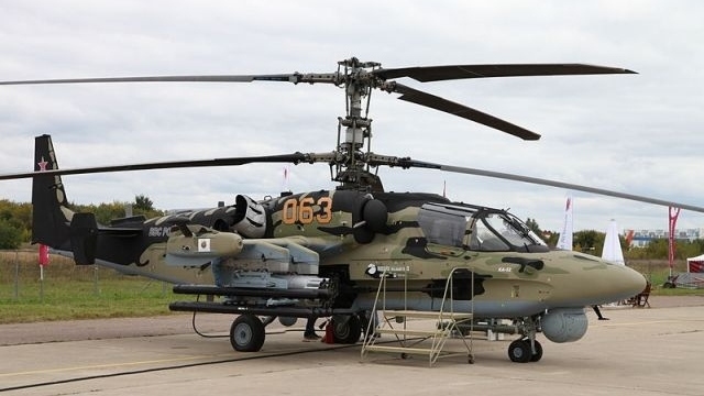 Trực thăng Ka-52 của Hải quân Nga được mệnh danh 'hồn ma giữa biển cả'