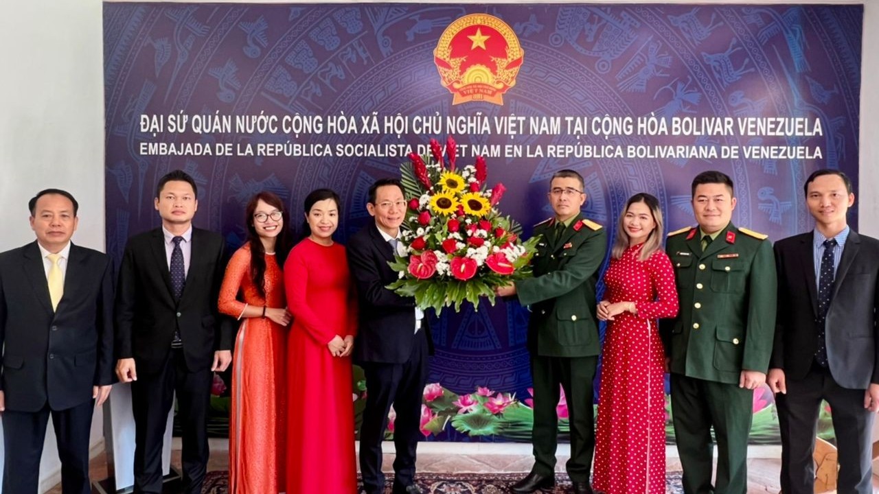 Lễ kỷ niệm 77 năm ngày thành lập ngành Ngoại giao cách mạng Việt Nam tại Venezuela