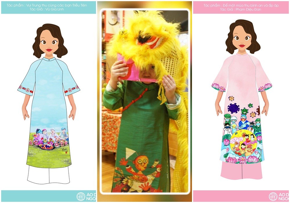 Hoa hậu Ngọc Hân ‘xây’ cầu nối văn hóa trên tà áo dài