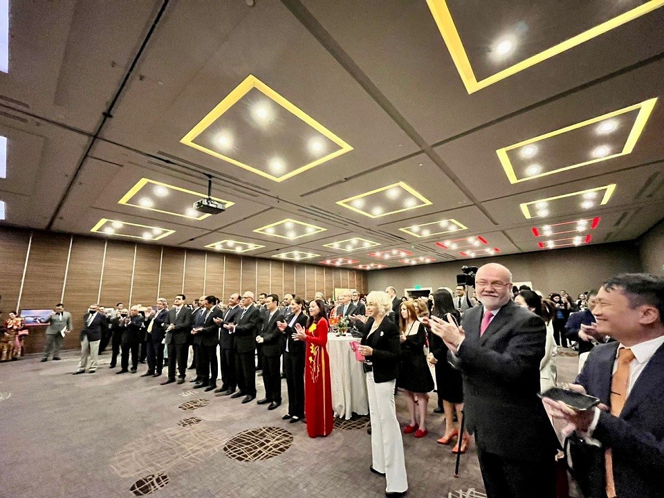 Trang trọng kỷ niệm 77 năm Quốc khánh Việt Nam tại Mexico Trang trọng kỷ niệm 77 năm Quốc khánh Việt Nam tại Mexico