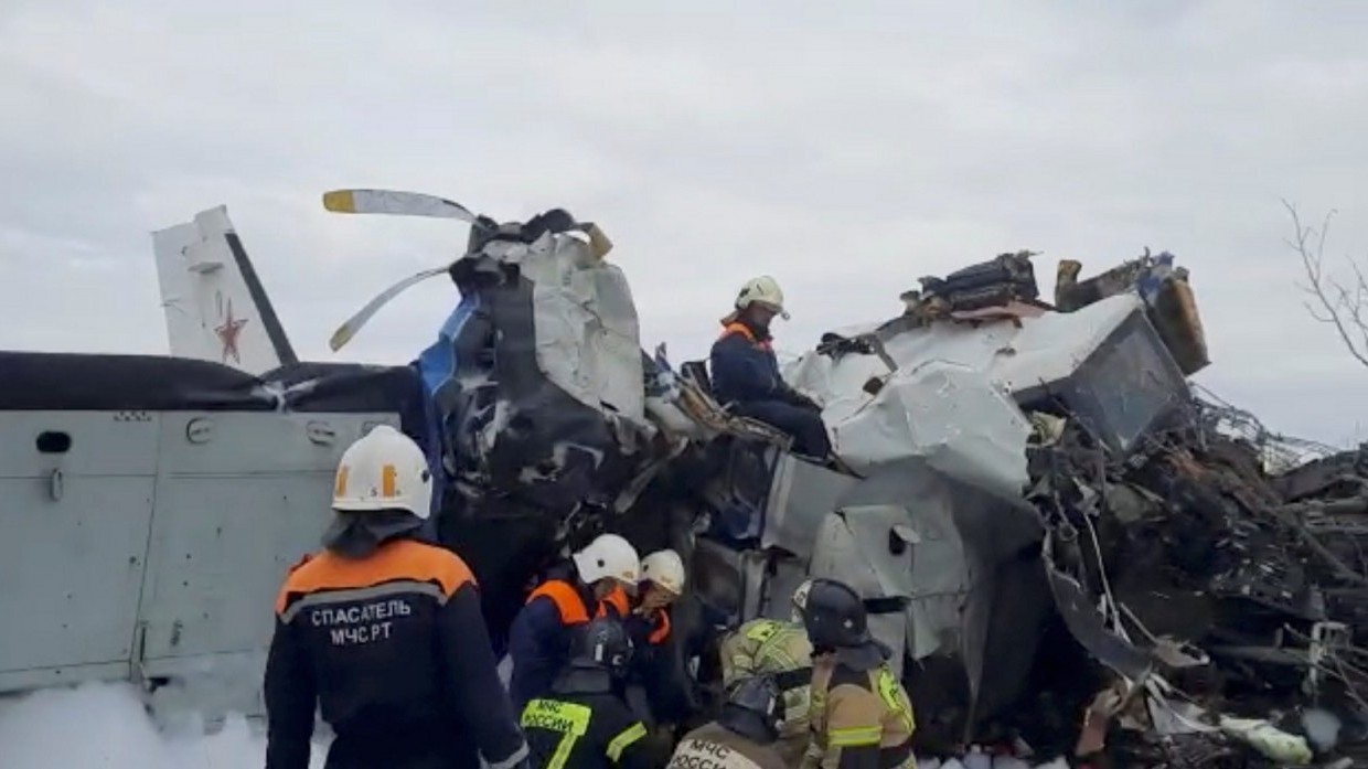 Hé lộ nguyên nhân rơi máy bay tại Nga