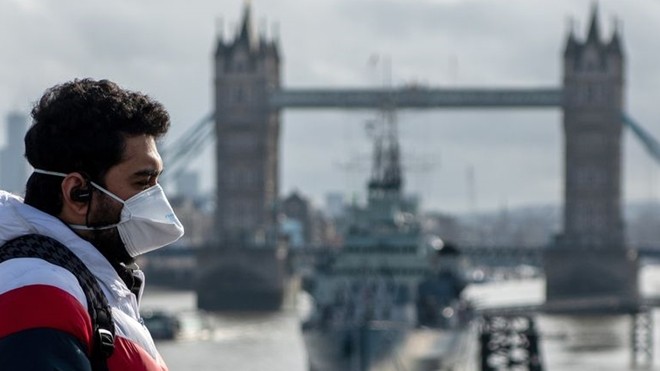 Trong 24 giờ qua, Anh là nước ghi nhận số ca mắc mới cao nhất thế giới với 39.662 ca. (Nguồn: AFP)