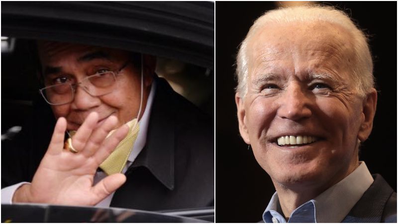 Thủ tướng Thái Lan gửi điện chúc mừng ông Biden