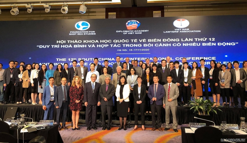 Các đại biểu tham dự trực tiếp Hội thảo quốc tế về Biển Đông lần thứ 12. (Ảnh: Thu Trang)