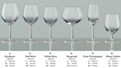 Phân biệt các loại ly uống rượu thể hiện đẳng cấp