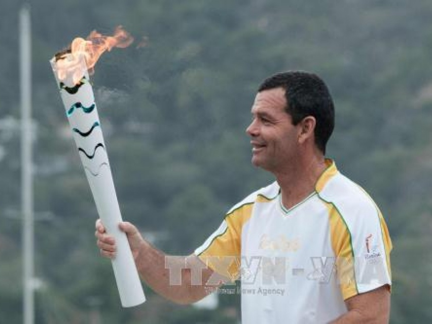 Ngọn đuốc Thế vận hội đã tới thành phố Rio de Janeiro