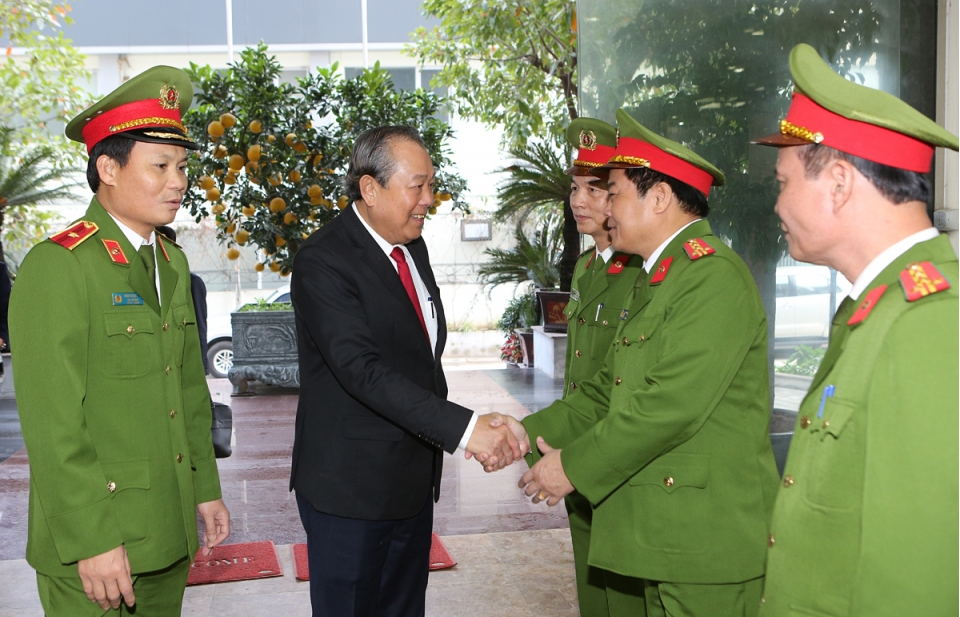 Phó Thủ tướng Thường trực thăm, chúc tết Cảnh sát hình sự, ma túy