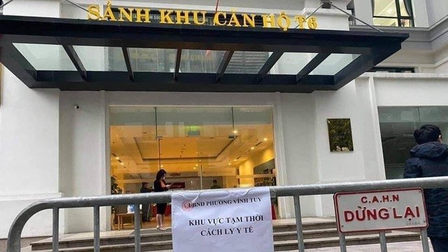 Covid-19 ở Hà Nội: Cách ly y tế tòa nhà ở Times City