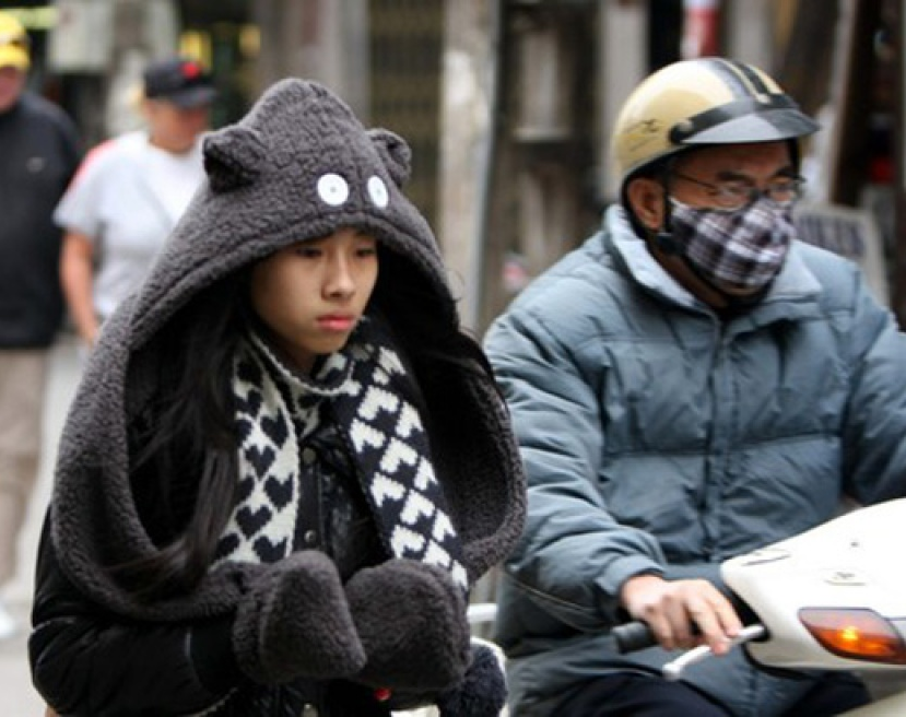 Chiều nay, không khí lạnh tràn về miền Bắc