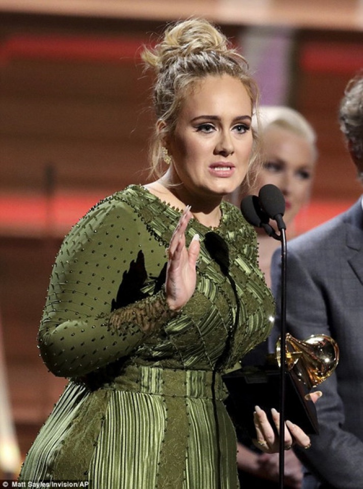 adele am het cac giai thuong lon tai grammy 2017