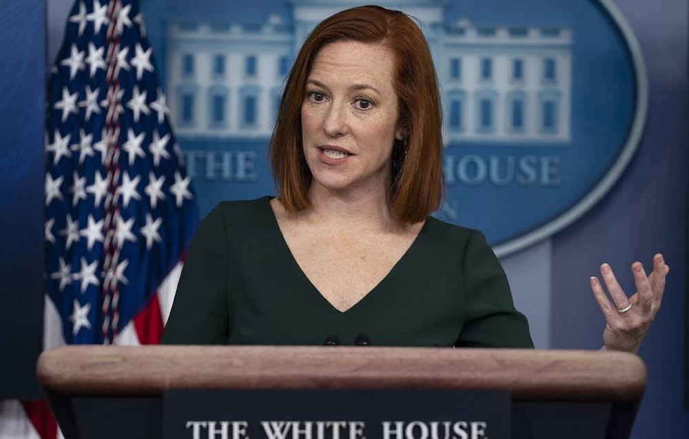 Thư ký báo chí Nhà Trắng Jen Psaki (Nguồn: TASS) Thư ký báo chí Nhà Trắng Jen Psaki (Nguồn: TASS)